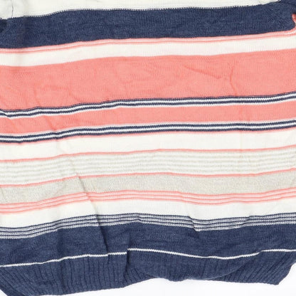 Preloved Isle Womens Multicoloured Striped  Pullover Jumper Size L - Label