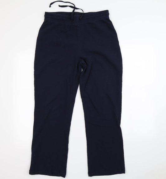Label be Womens Blue   Jogger Trousers Size 6 L29 in
