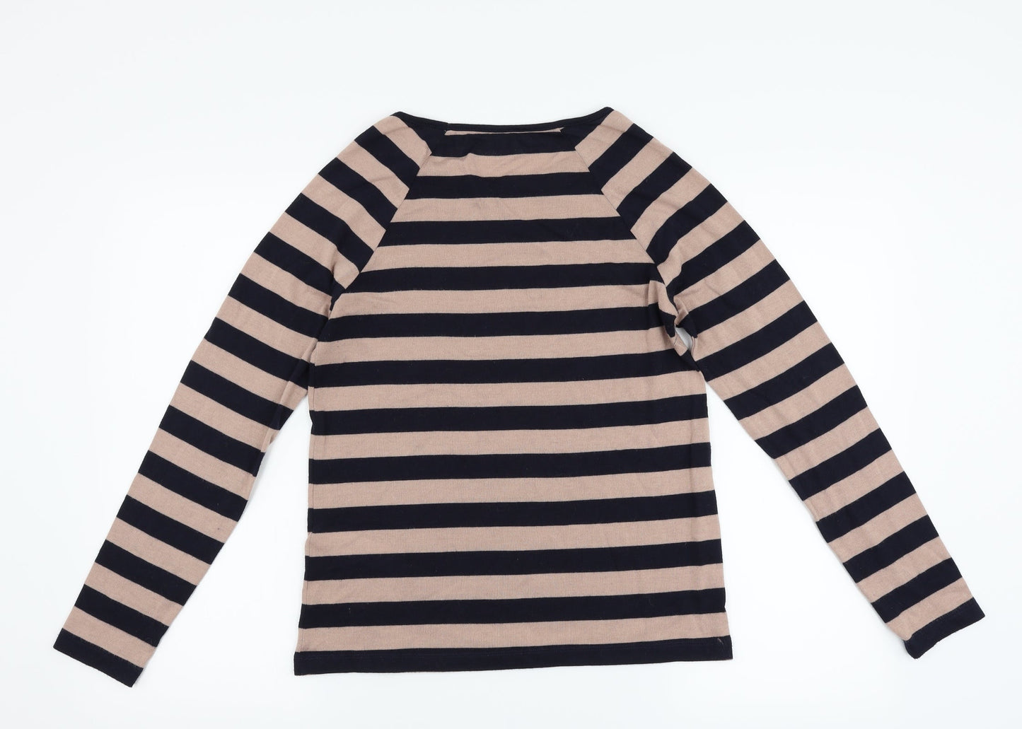 FC Jeans Womens Blue Striped  Pullover Jumper Size S