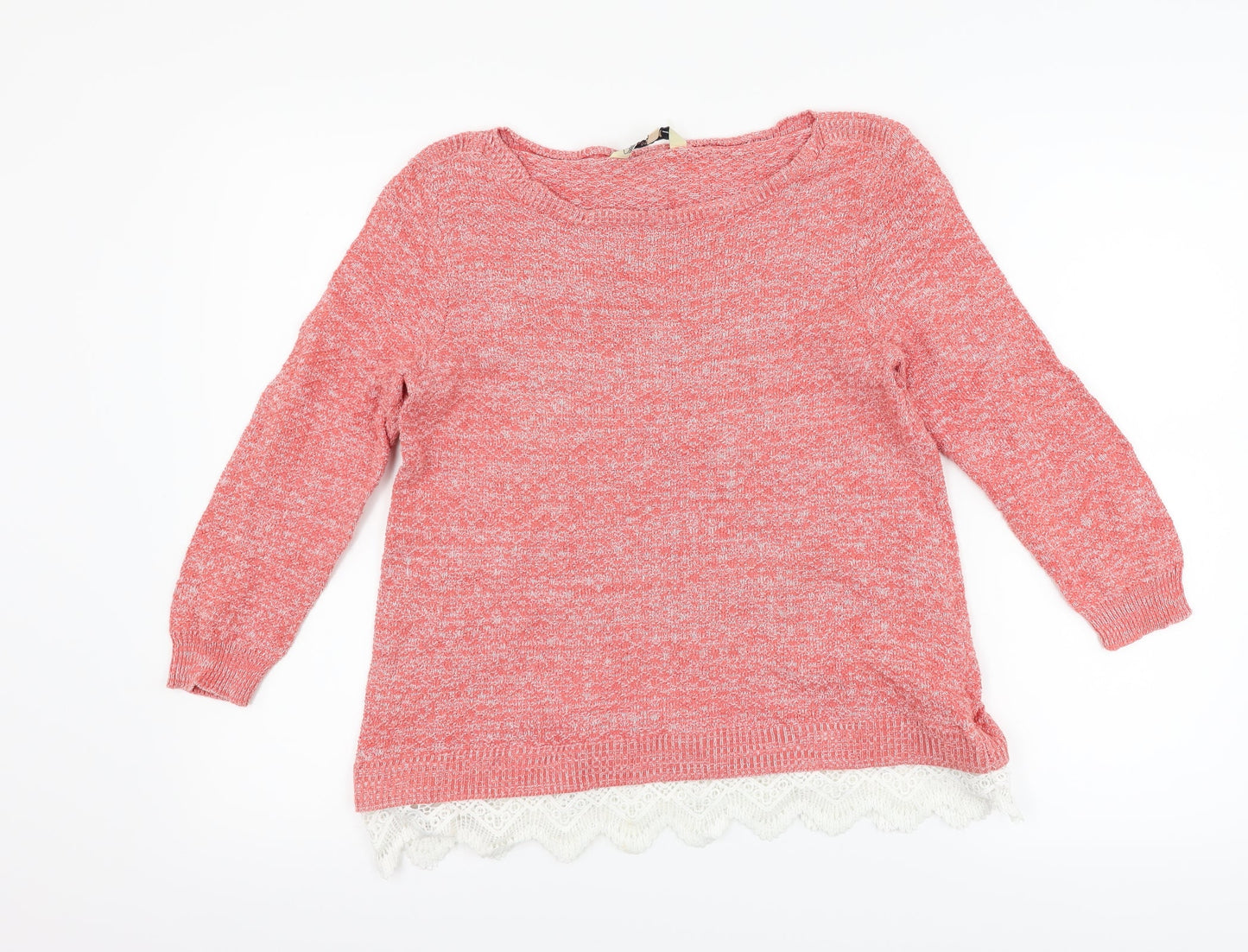 M&Co Womens Pink   Pullover Jumper Size 14