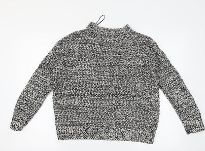 H&M Womens Black   Pullover Jumper Size S