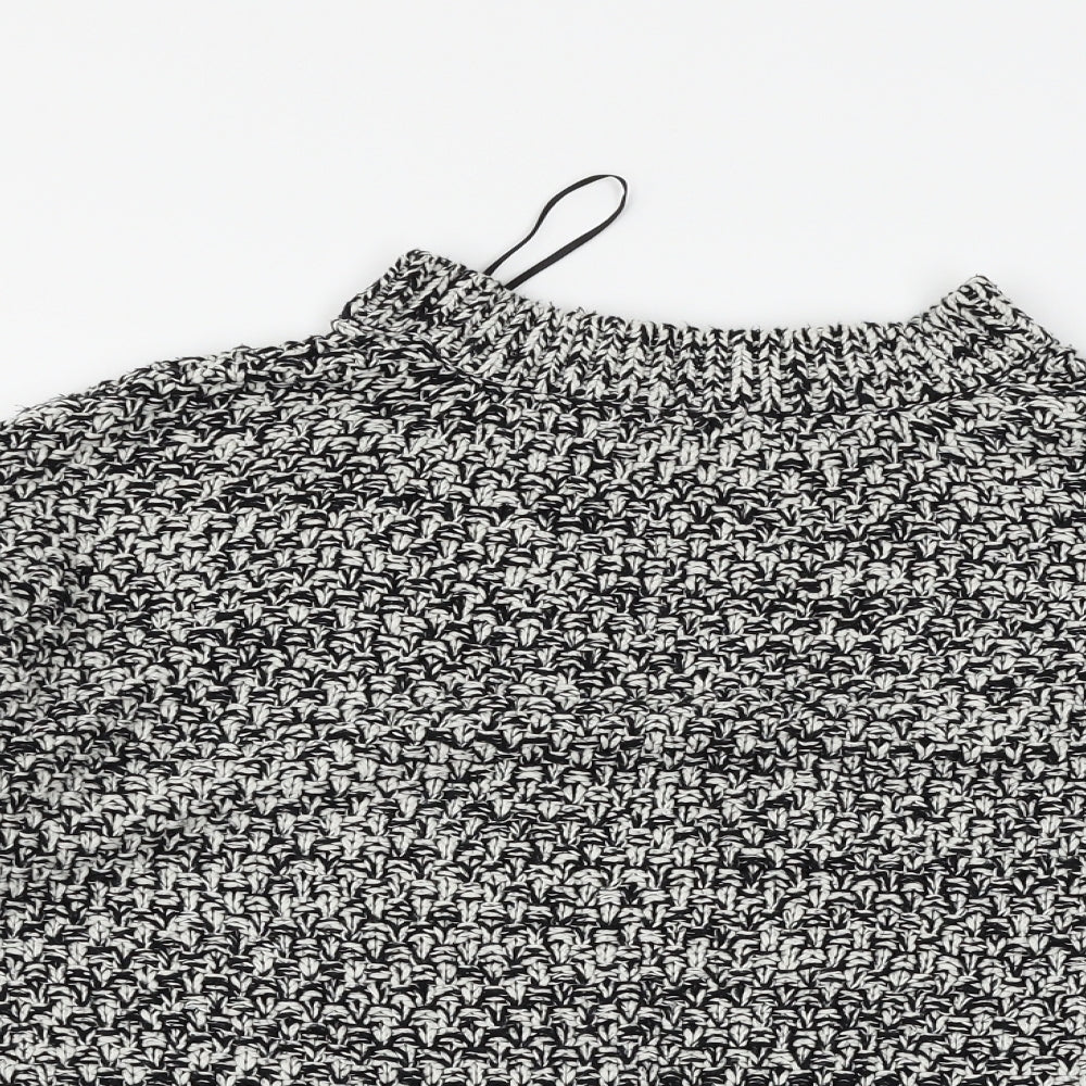 H&M Womens Black   Pullover Jumper Size S