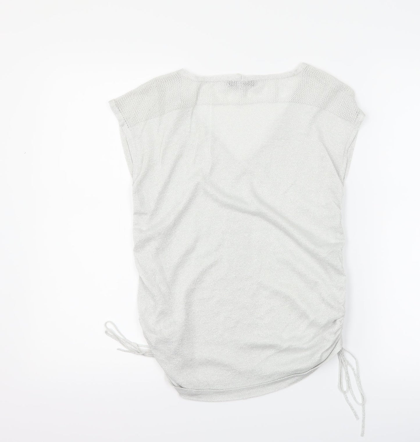 NEXT Womens Silver   Basic T-Shirt Size 6