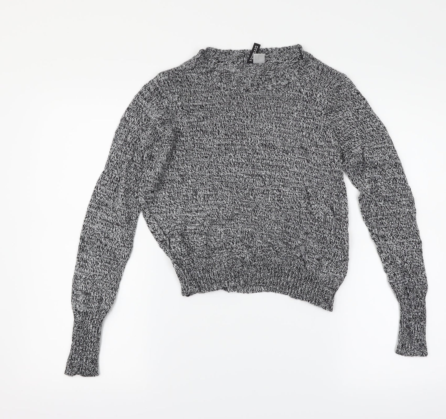 H&M Womens Black   Pullover Jumper Size XS