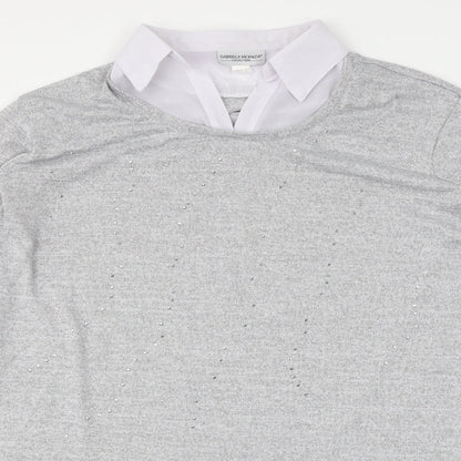 Gabriella Vicenza Womens Grey   Pullover Jumper Size 16