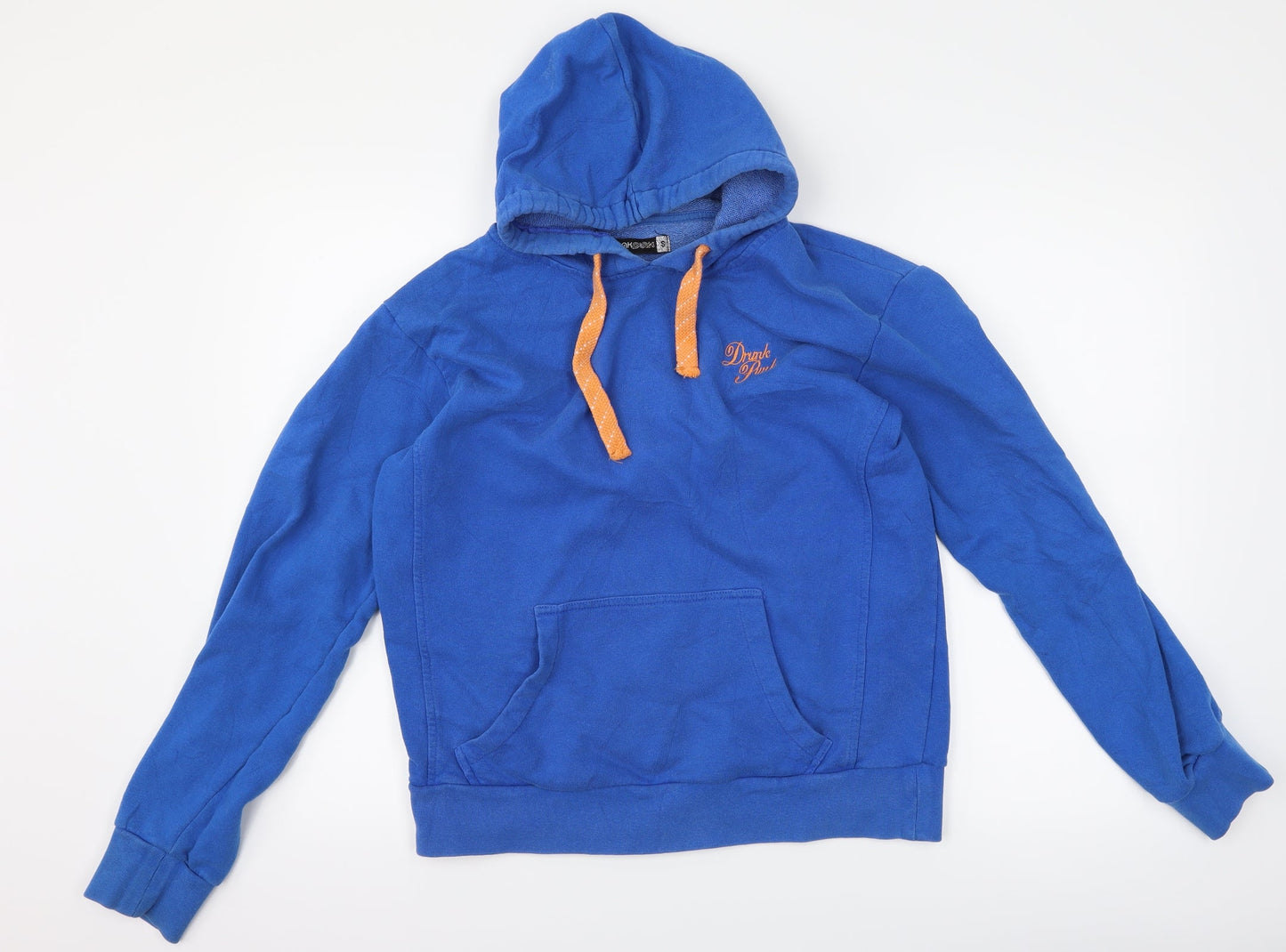 Drunk Punk Womens Blue   Pullover Hoodie Size S