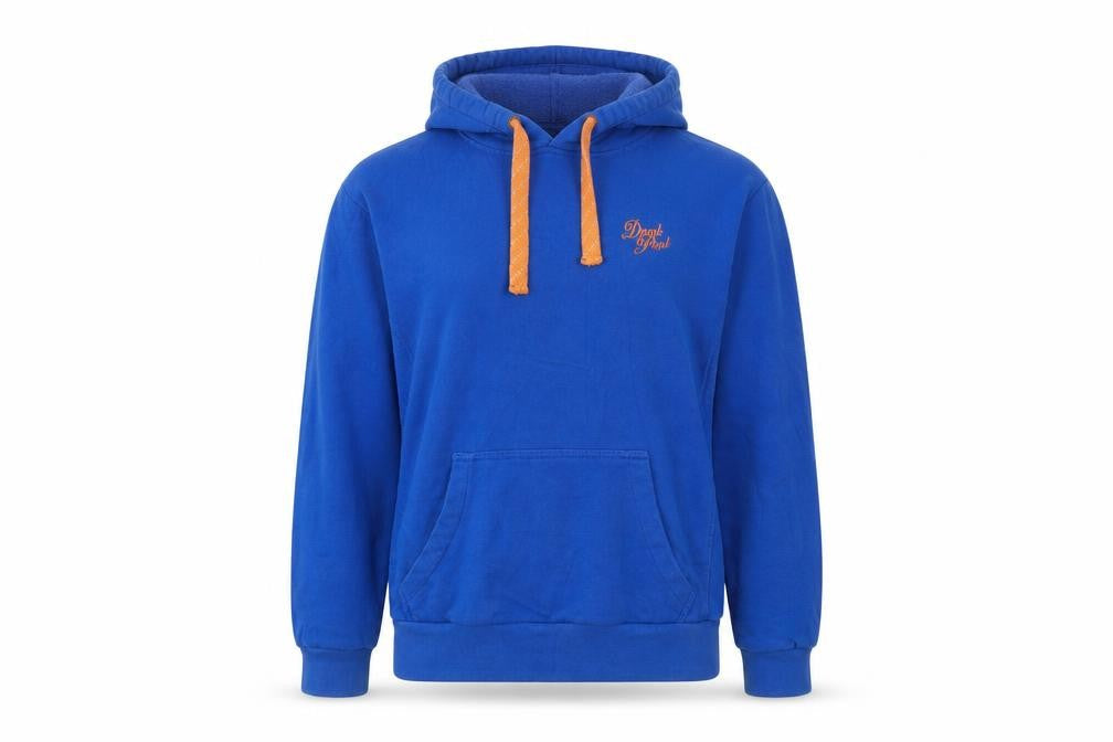 Drunk Punk Womens Blue   Pullover Hoodie Size S