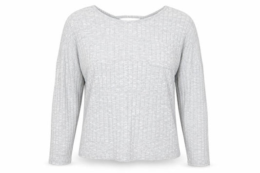 Papaya Womens Grey  Knit Pullover Jumper Size L