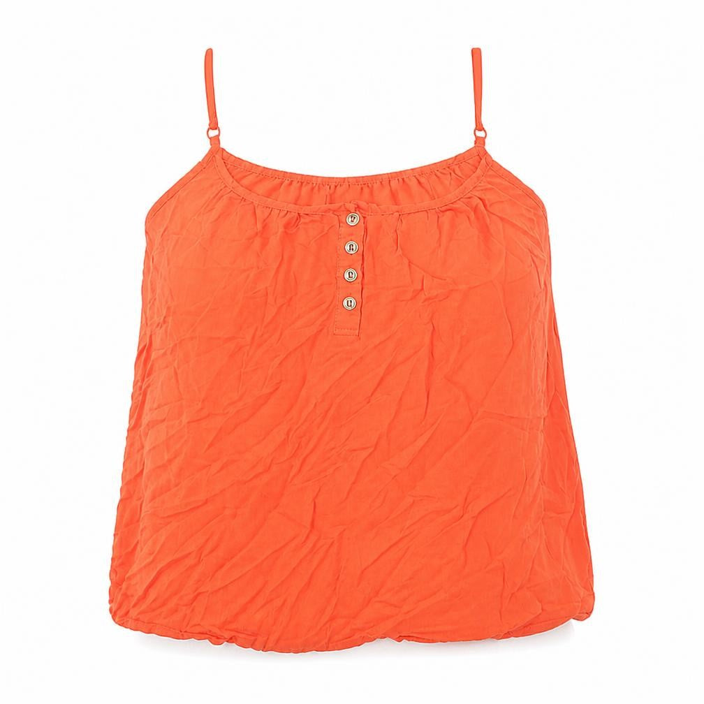 Divided Womens Orange   Camisole Blouse Size 8