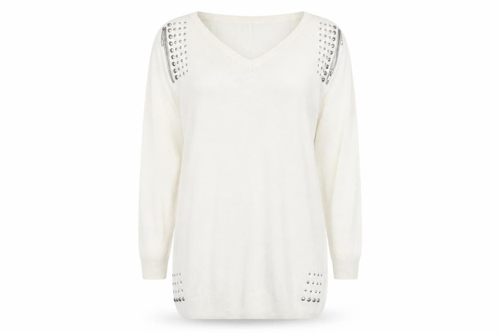 Wallis Womens Ivory   Pullover Jumper Size S