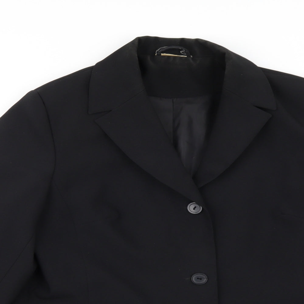 Preworn Womens Black   Jacket  Size 14  - `