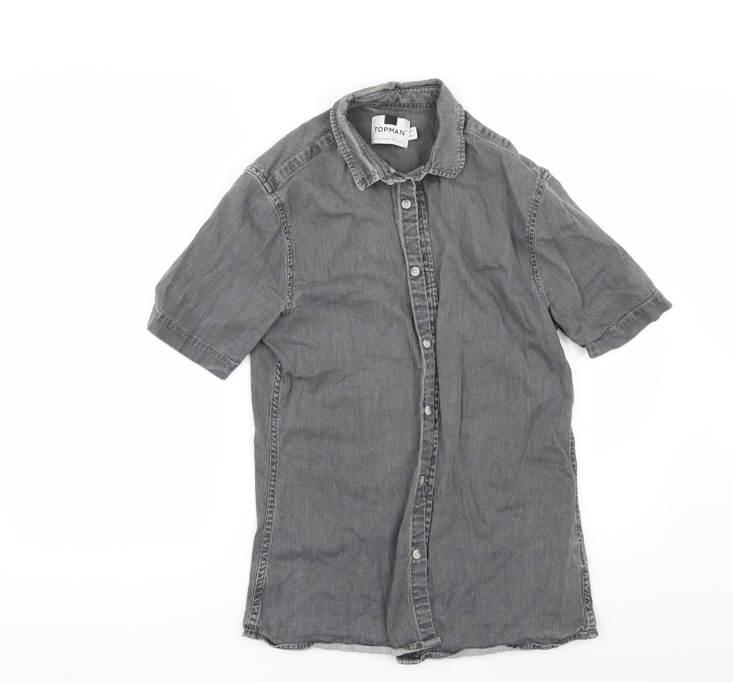 Topman Mens Gold    Button-Up Size S