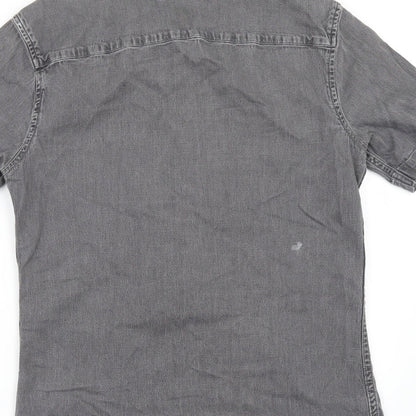 Topman Mens Gold    Button-Up Size S