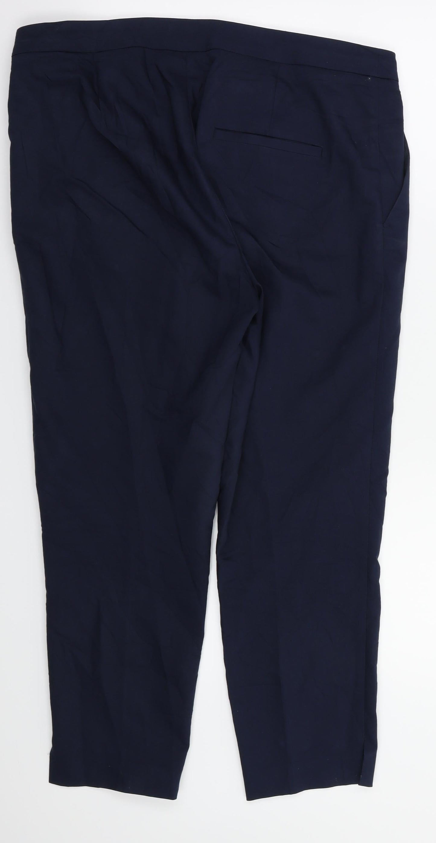 H&M Womens Blue   Trousers  Size 12 L26 in