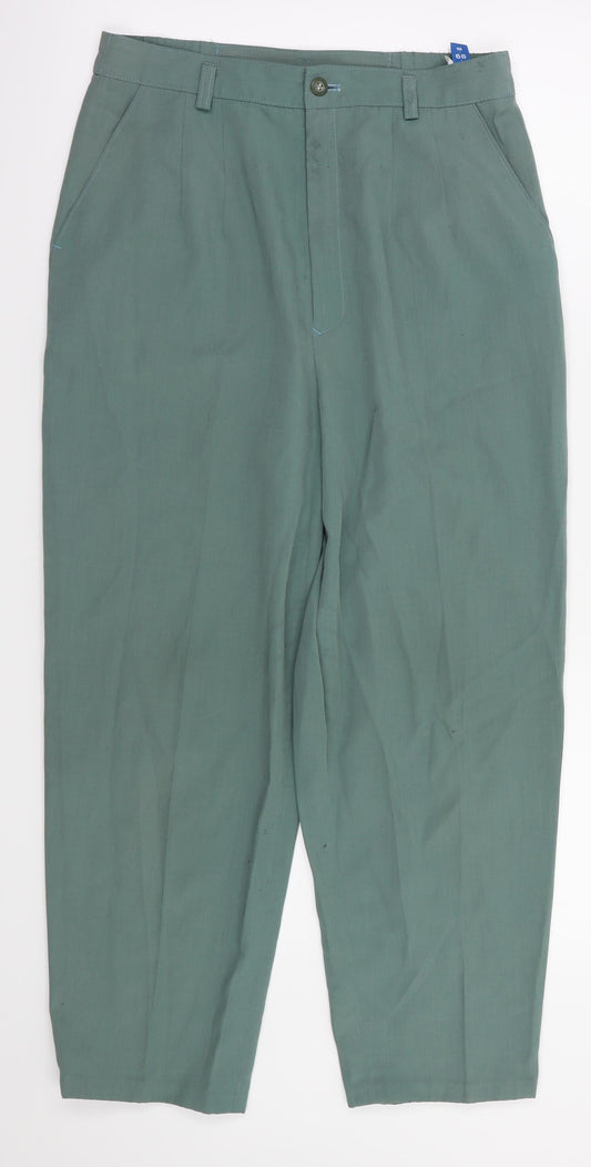 Blue Riinse Womens Green   Trousers  Size 28 in L24 in