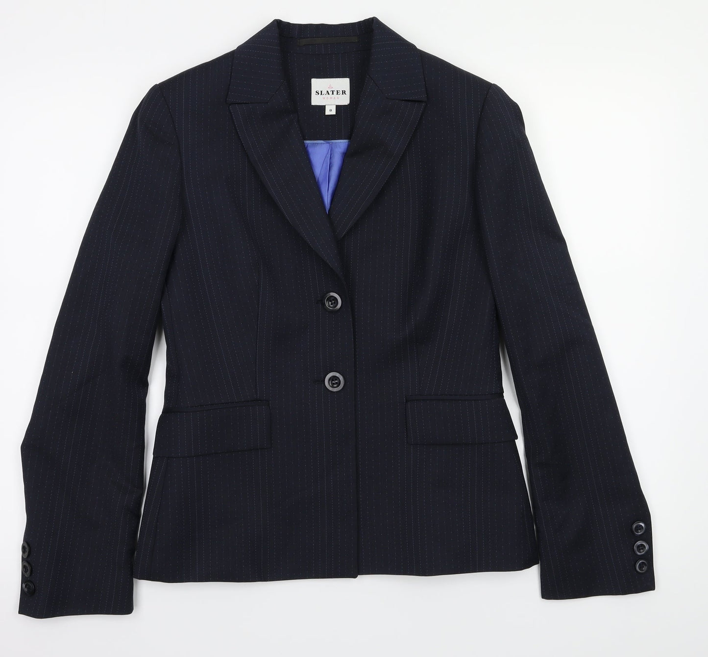 Slater Womens Blue   Jacket Blazer Size 8
