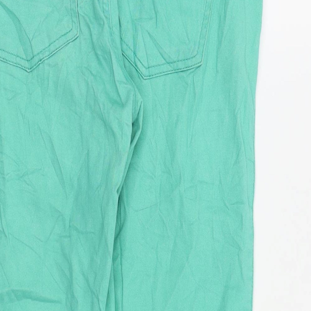 OKAY Womens Green   Capri Jeans Size 10 L20.5 in