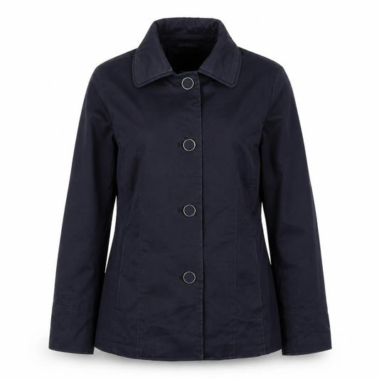 Per Una Womens Blue   Rain Coat Coat Size 12