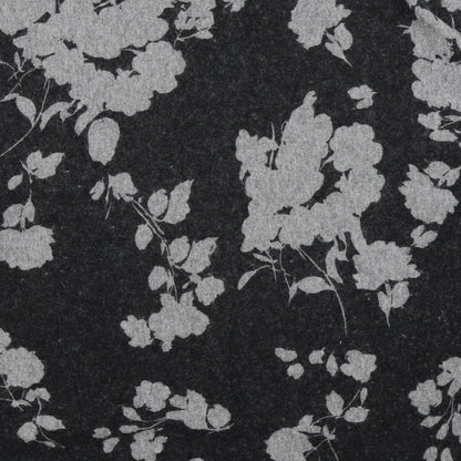 Roman Womens Grey Floral  Basic T-Shirt Size 12