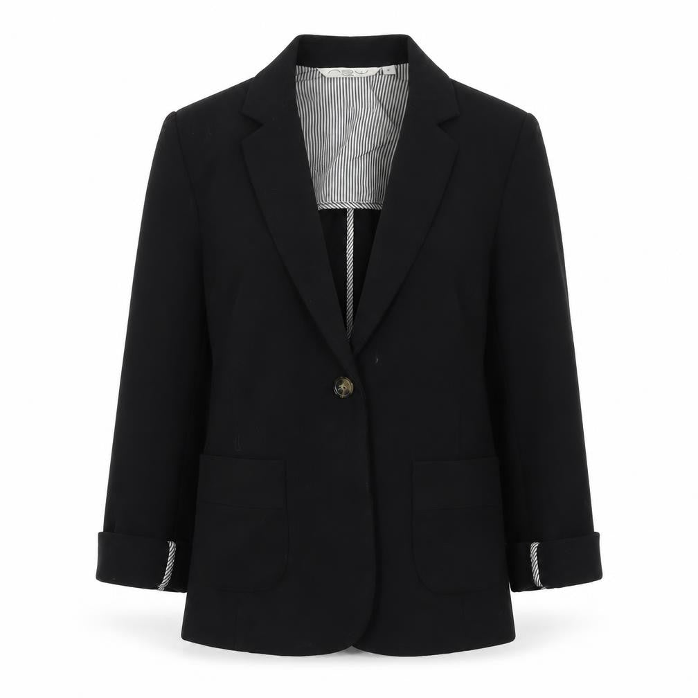 New Look Womens Black   Jacket Blazer Size 6