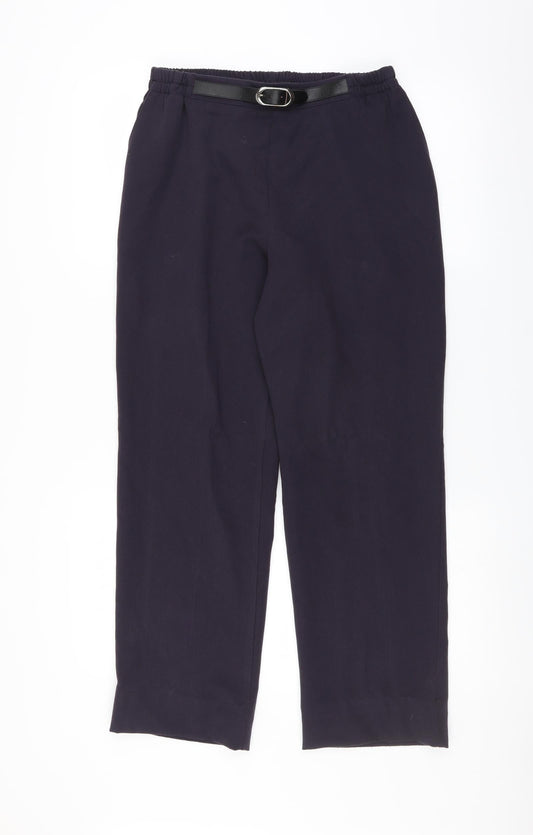 afibel Womens Purple   Trousers  Size 14 L28 in