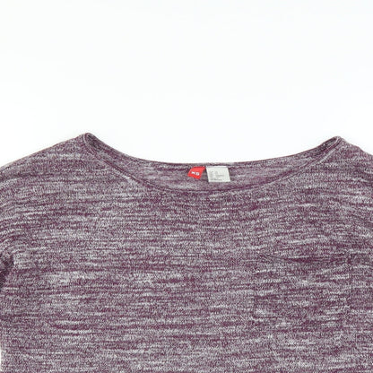 Divided by H&M Womens Purple   Pullover Jumper Size XS