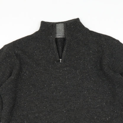 Preloved Preworn Mens Grey   Pullover Jumper - Detail