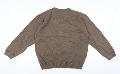 Preloved Nene Valley Mens Brown   Pullover Jumper Size L - Back