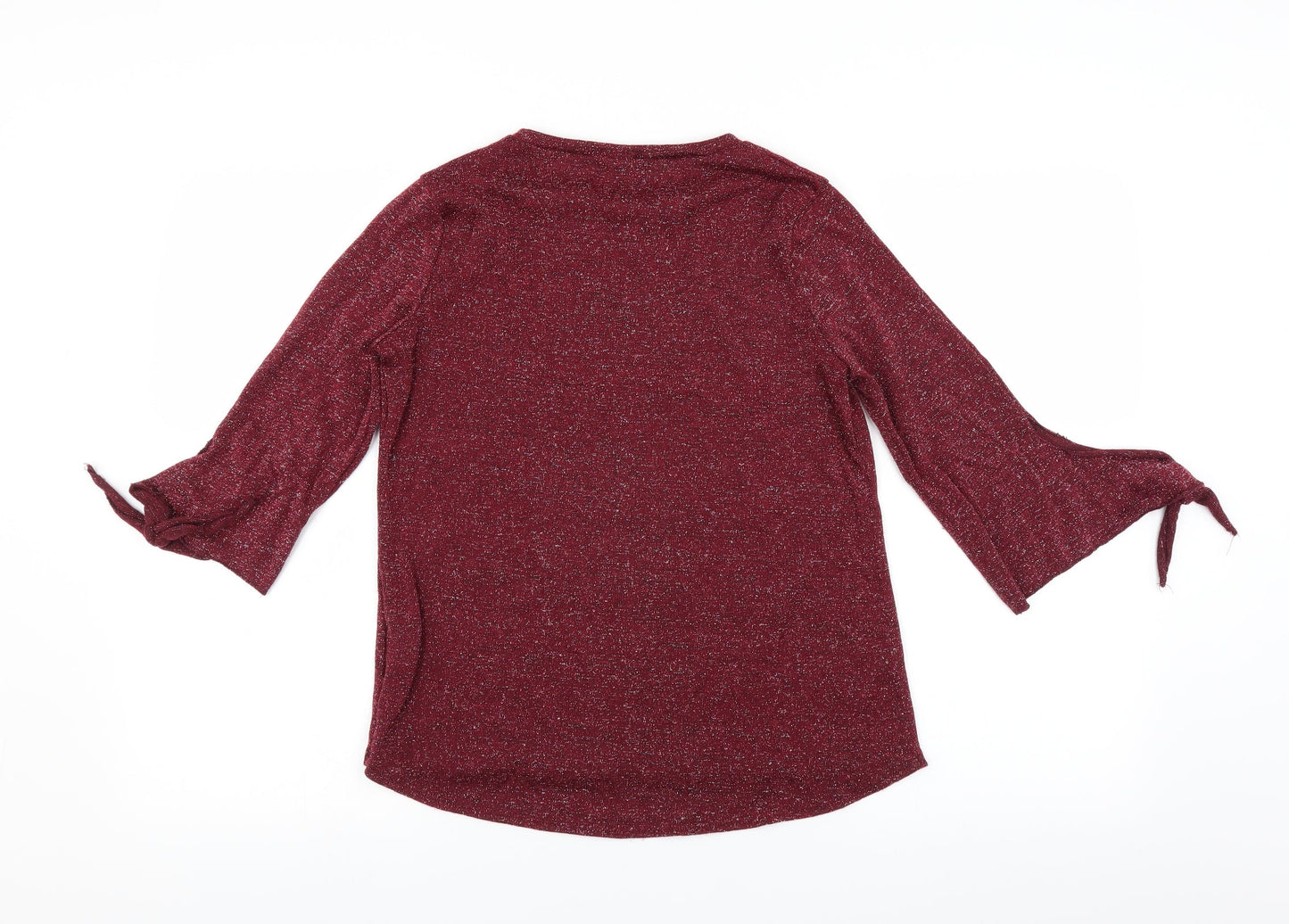 Lotties Womens Purple   Pullover Jumper Size 8  - glittery