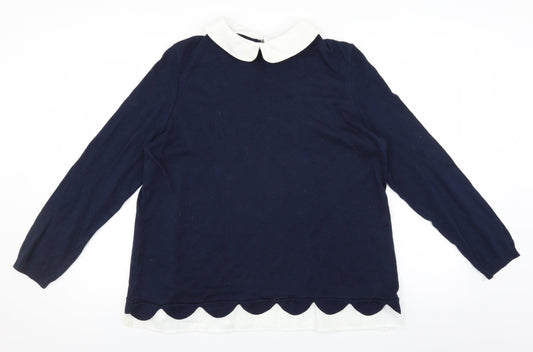 Preworn Womens Blue   Pullover Jumper Size L