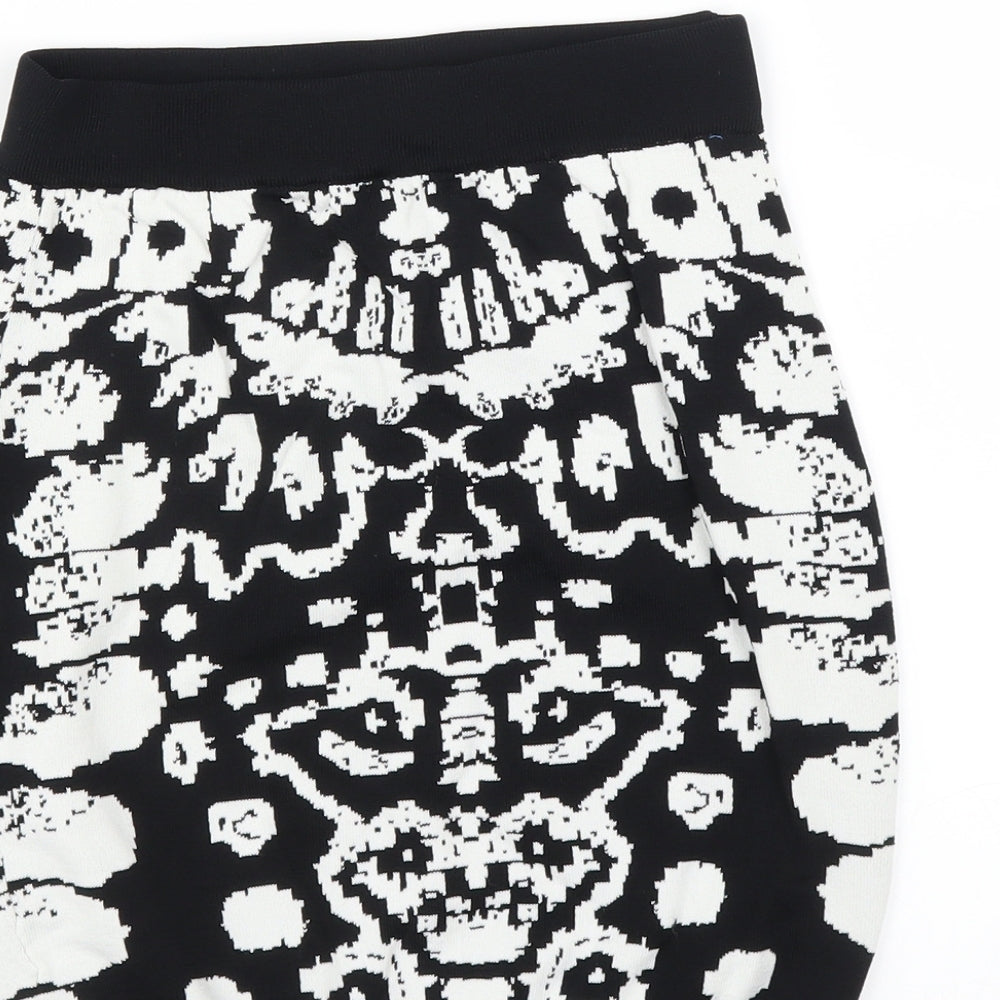 swede paris Womens Black   Bandage Skirt Size S