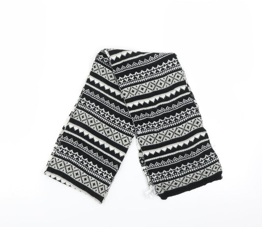 Goldigga Womens Black Geometric   Scarf