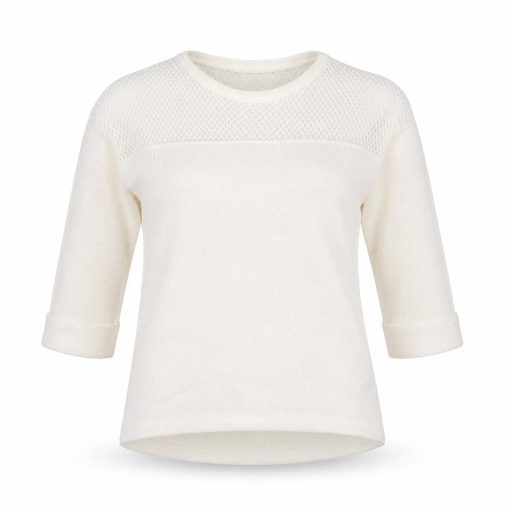 River Island Womens Beige   Pullover Jumper Size 6  - Netted top