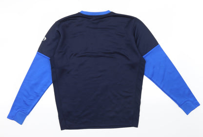 Dri-Fit Mens Blue   Pullover Jumper Size M  - Embroidered Badge