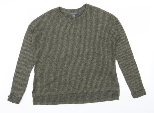 Primark Womens Gold Striped  Pullover Jumper Size XS