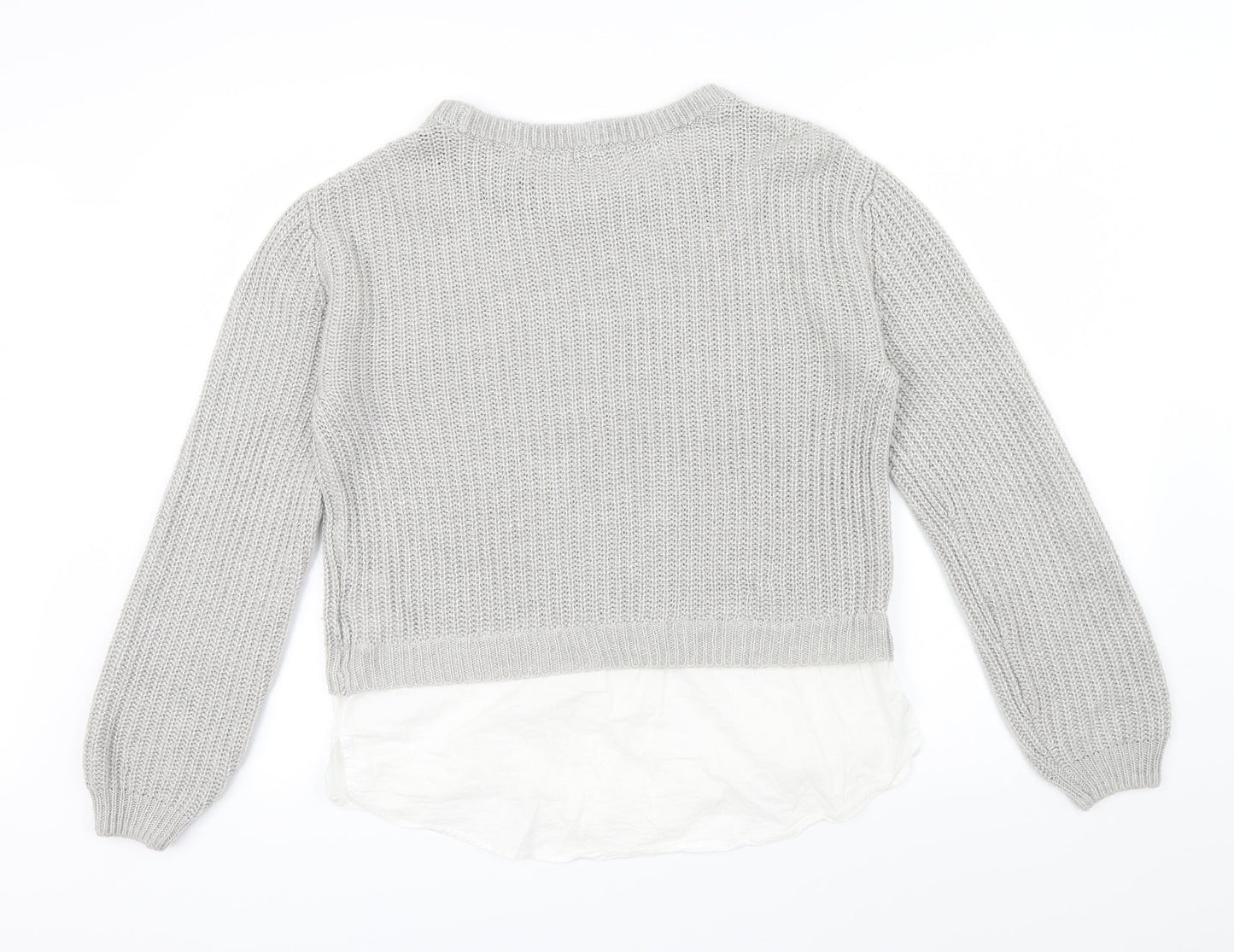 H&M Womens Grey   Pullover Jumper Size 12