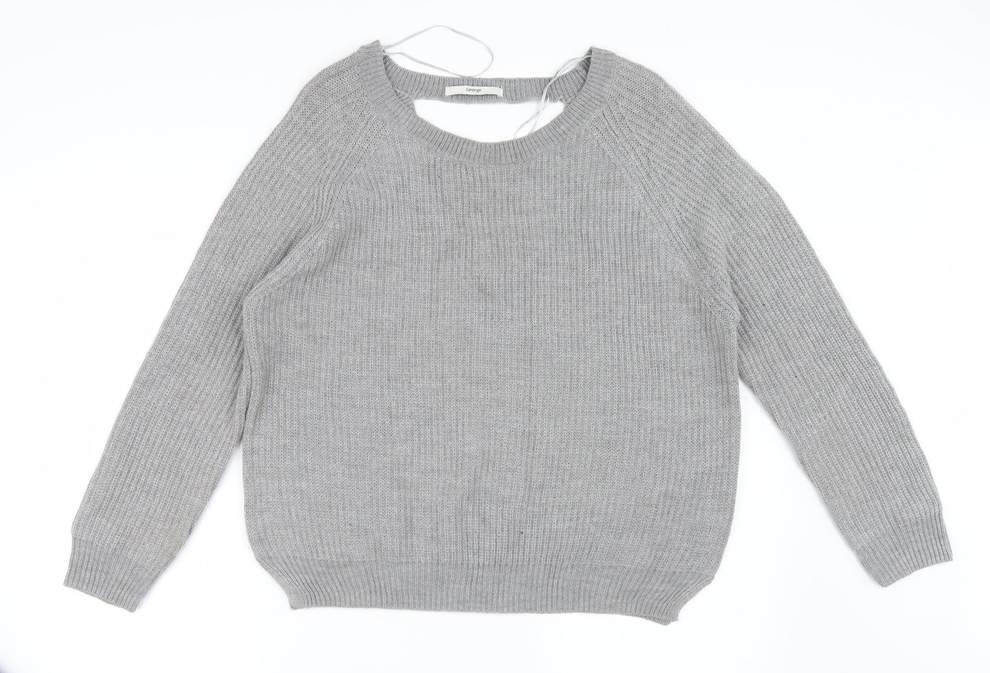 George Womens Grey   Pullover Jumper Size 12