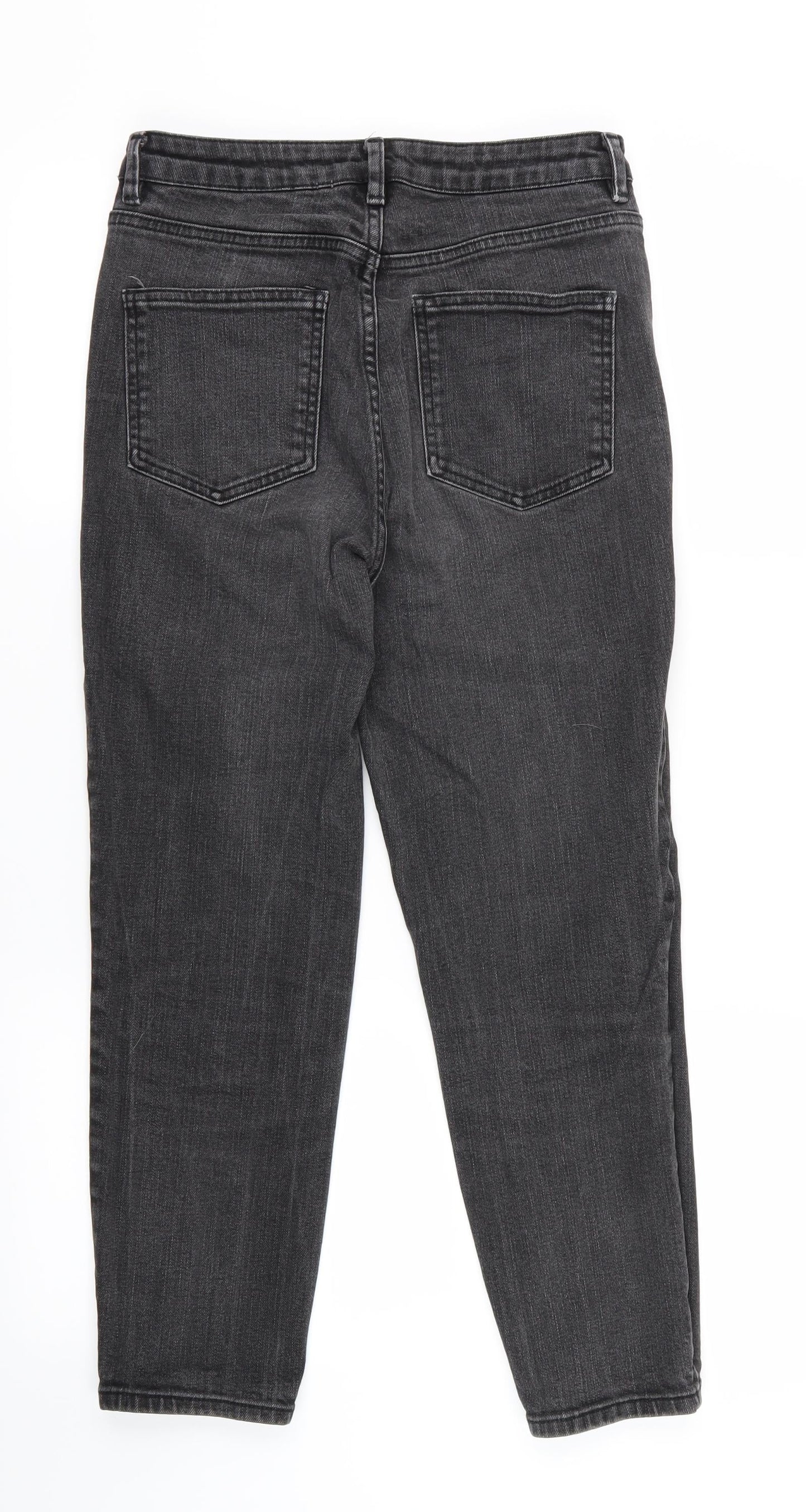 ASOS Womens Black  Denim Straight Jeans Size 27 in L24.5 in
