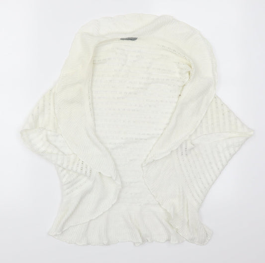 Per Una Womens White   Cardigan Jumper Size M
