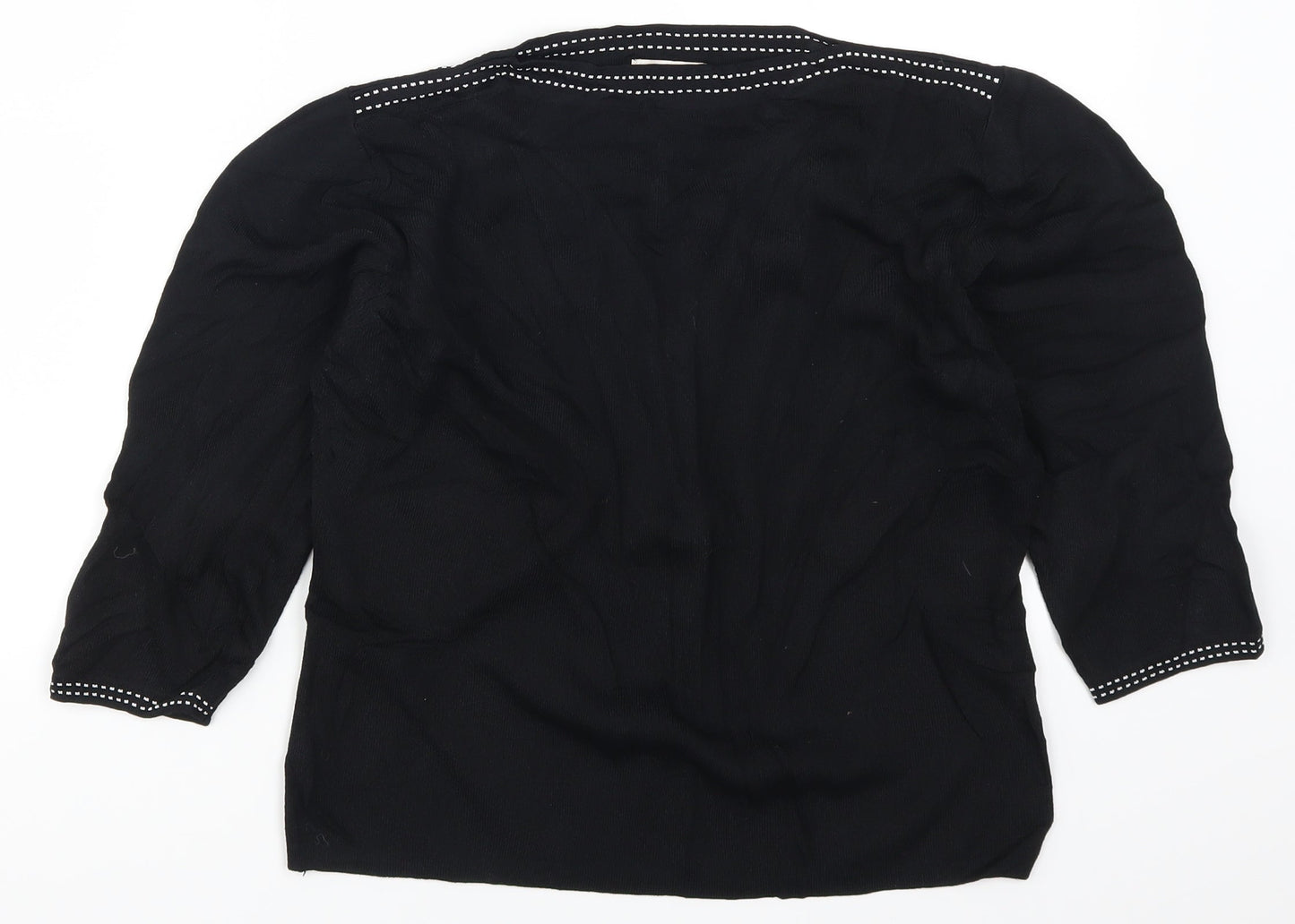 Bonmarché Womens Black   Pullover Jumper Size M