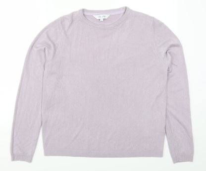 Plum Tree Womens Purple   Pullover Jumper Size L