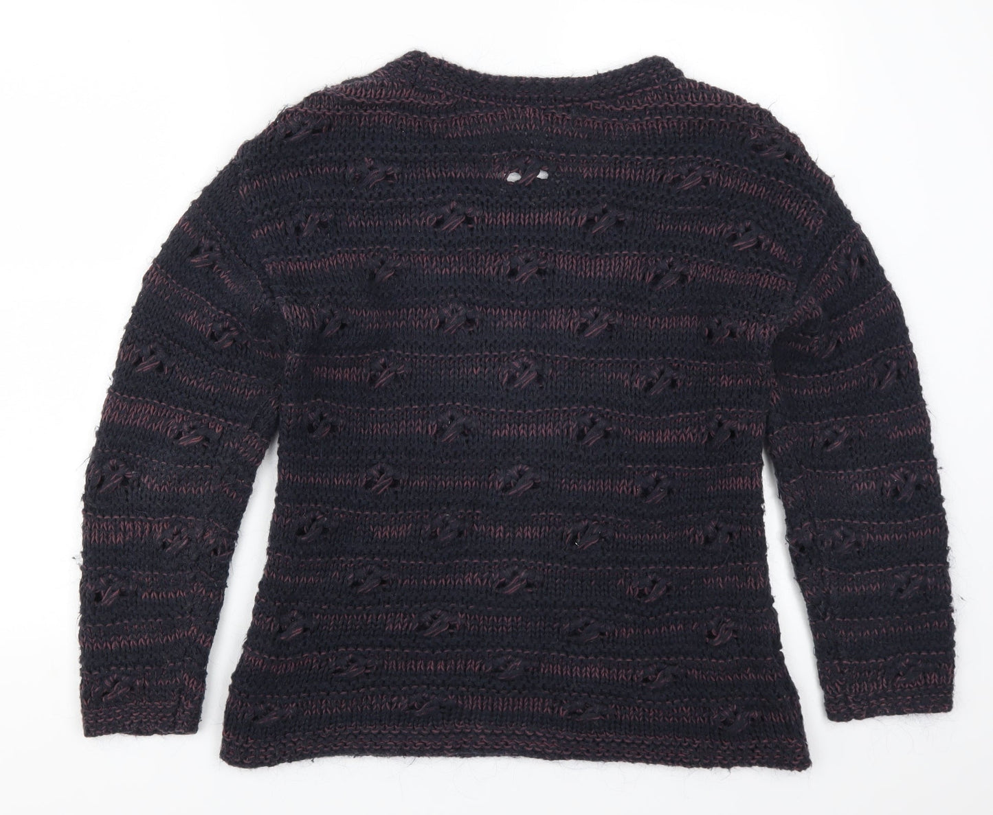 Marks and Spencer Womens Blue   Pullover Jumper Size 10  - Purple