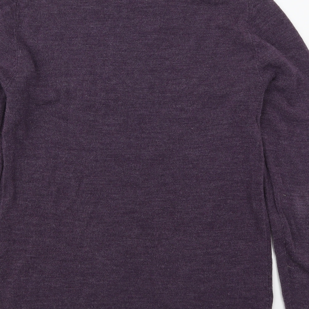 Cedarwood State Mens Purple   Pullover Jumper Size XS