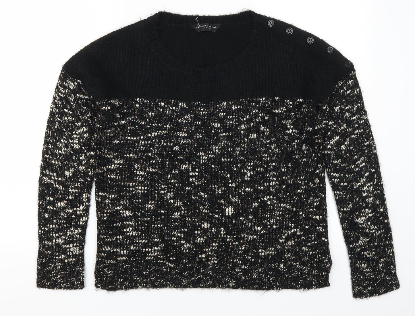 Dorothy Perkins Womens Black   Pullover Jumper Size 6