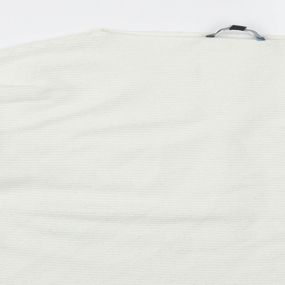 Joan Vass Womens White   Pullover Jumper Size M