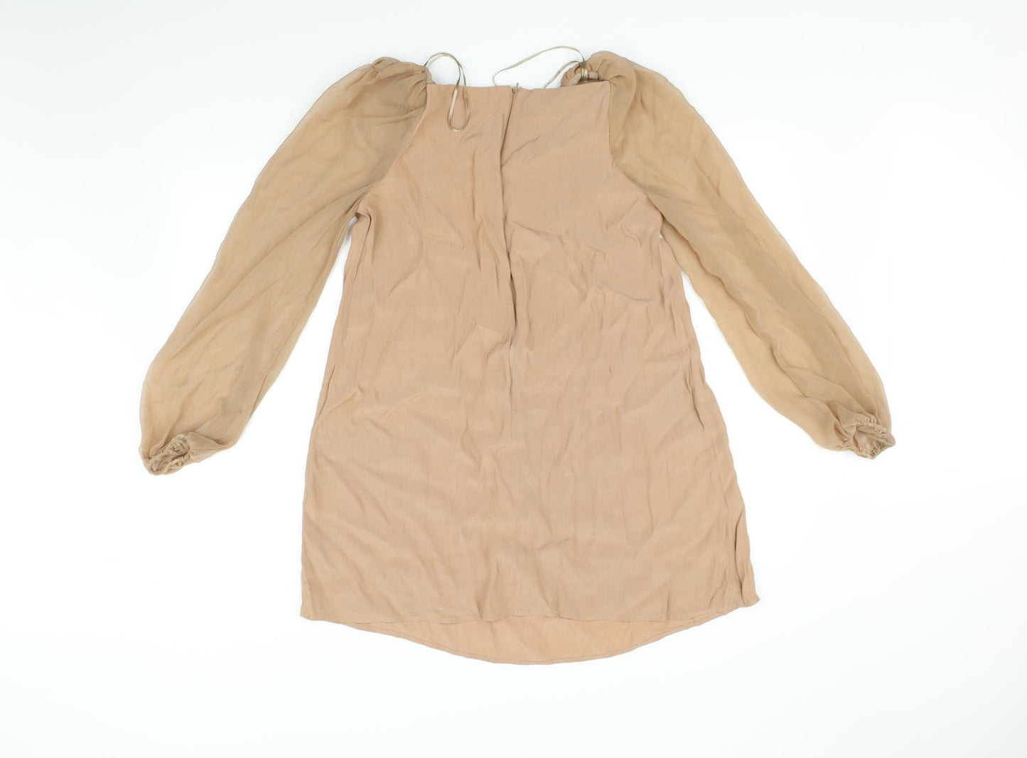 Topshop Womens Beige   A-Line  Size 10