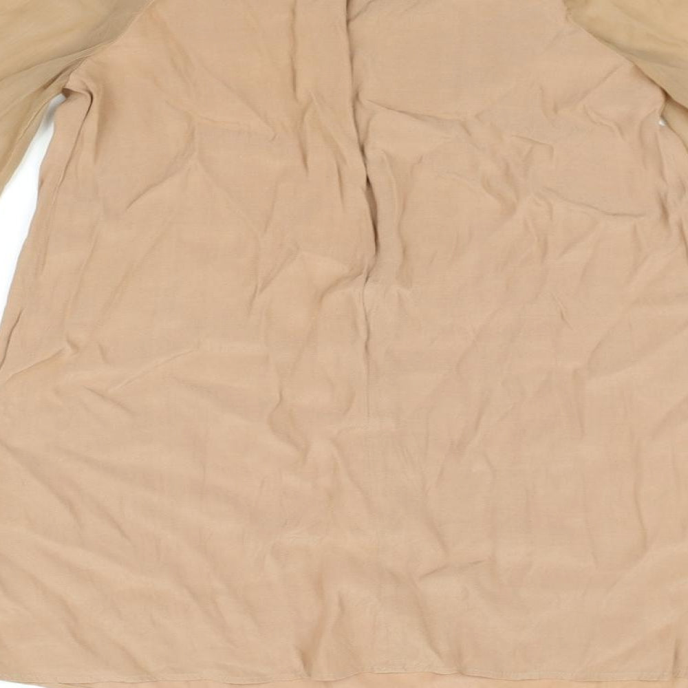 Topshop Womens Beige   A-Line  Size 10