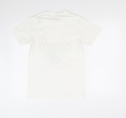 Preloved Spotted Girls White   Basic T-Shirt Size S - Back