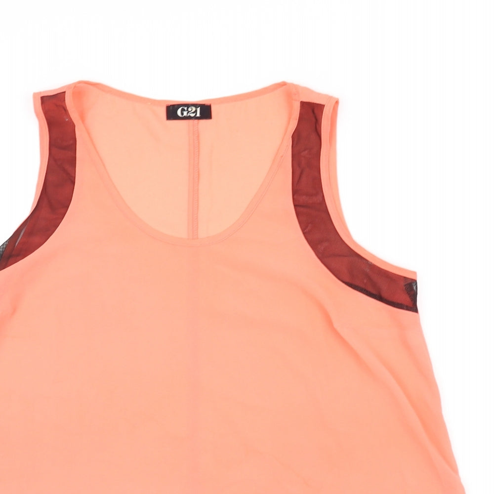 g21 Womens Orange   Basic Blouse Size 12