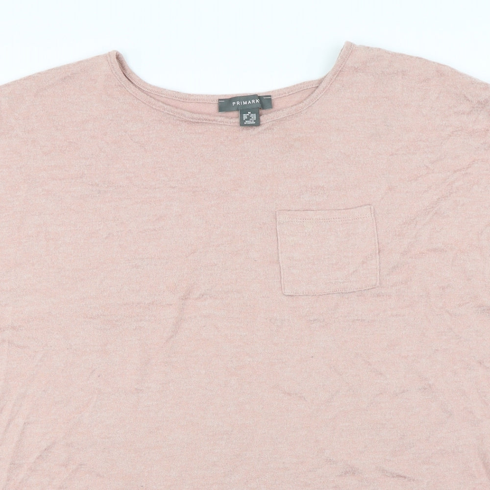 Primark Womens Pink   Pullover Jumper Size M